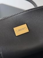 Knockoff Balenciaga Bel Air Carry All Medium Bag Black Calfskin - Image 6