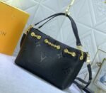 Louis Vuitton Monogram Empreinte Leather Bundle Bag In Black - Image 5