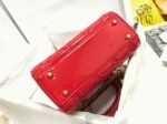 Dior Lady Dior Mini Chain Bag Knockoff with Chain in Red - Image 5