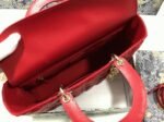 Dior Lady Dior Large Bag Replica in Red - Image 8