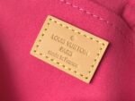 Louis Vuitton Pink Monogram Denim Pleaty - Image 9