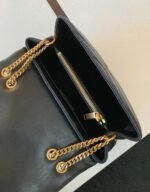 Replica Designer Saint Laurent LouLou Small Chain Bag Black - Image 6