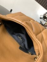 PUFFER SMALL CHAIN BAG IN VELVET AND SMOOTH LEATHER - Image 4