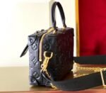 Louis Vuitton Monogram Empreinte Petite Malle Souple Handbag In Black - Image 5