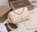 Knockoff Bvlgari Serpenti Cabochon Medium Bag White Calfskin - Image 4