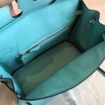 Blue Atoll Hermes Birkin 25CM High-End Replica - Image 4