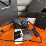 Replica Saint Laurent LouLou Toy Strap Bag All Black - Image 5