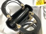 Dior Lady Dior Mini Chain Bag Replica with Chain in Black - Image 4