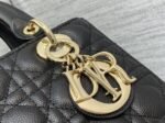 Dior Lady Dior Medium Bag Fake in Noir - Image 4
