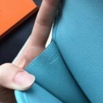 Celeste Epsom Fake Hermes Jige Elan 29 Sleek Clutch Bag - Image 6