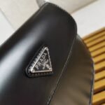 Black Prada Cleo Flap Bag Top Replica - Image 6