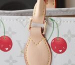 LV X TM Monogram Cherry Canvas Onthego MM In White Style 2 - Image 8