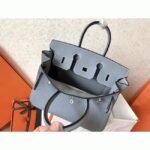 Hermes Birkin 25cm Blue Lin High-End Copy - Image 6