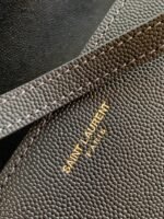 CASSANDRA MEDIUM TOP HANDLE BAG IN GRAIN DE POUDRE EMBOSSED LEATHER - Image 5