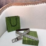 Square G reversible leather belt - Image 5