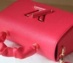 Louis Vuitton Taurillon Leather Twist MM Scrunchie Handle In Pondichery Pink - Image 5