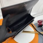 Knockoff Saint Laurent Sunset Medium Top Handle Bag Noir Calfskin - Image 8