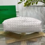 Replica Bottega Veneta Large Pouch Clutch Bag White - Image 4