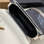 Replica Saint Laurent Small Solferino Bag White Calfskin - Image 8