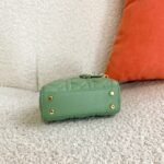 Dior Lady Dior Micro Bag Knockoff in Mint Cannage Lambskin - Image 7