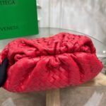 Fake Bottega Veneta Large Pouch Clutch Bag Red - Image 3