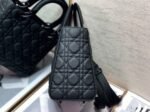 Dior Lady Dior Medium Bag Replica in Black - Image 4