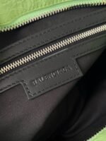 Knockoff Balenciaga Le City Small Bag Green Arena Lambskin - Image 7