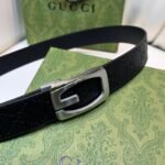 Square G reversible leather belt - Image 2