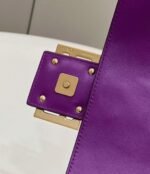 Top Quality Replica Fendi Large Baguette Bag In Purple FF - Image 6