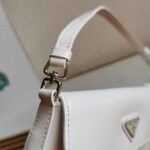 White Prada Cleo Flap Bag Replica - Image 6