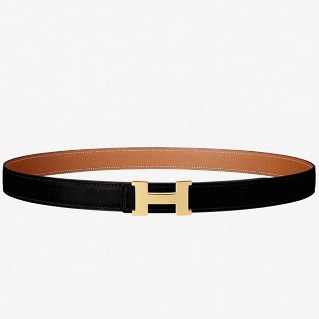 E0016CC4-98AB-D58F-4923-9F085BC57978.jpg Brown epsom 1:1 replica Hermes Mini Constance belt buckle - Image 1