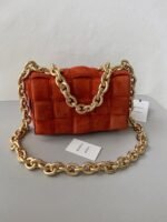Top Quality Faux Bottega Veneta Chain Cassette Bag In Maple - Image 3
