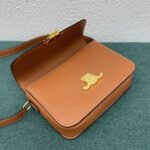 Top Quality Faux Celine Triomphe Medium Bag In Brown - Image 6