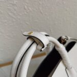 White Prada Double Medium Tote Bag Knockoff - Image 2