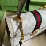 GUCCI BAMBOO 1947 JUMBO GG SMALL TOP HANDLE BAG - Image 6