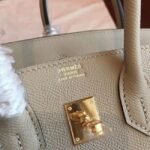 Top-Tier Grey Hermes Birkin 25cm AAA Replica - Image 3