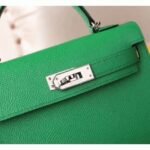 Bamboo Epsom Knockoff Hermes Kelly 20cm Chic Handbag - Image 2