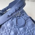 Dior Small Lady Dior My ABCDior Bag Replica in Denim Calfskin with Diamond Motif - Image 2