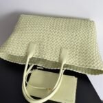 Top Quality Fake Bottega Veneta Cabat Large Bag In Zest Washed Intrecciato Lambskin - Image 7
