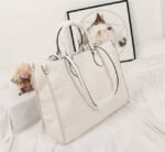 Louis Vuitton Monogram Empreinte Giant Onthego GM Tote In Cream - Image 3