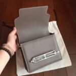 Etoupe knockoff Hermes Mini Sac Roulis handbag - Image 8