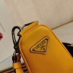 Prada Triangle Shoulder Bag Replica in Yellow - Image 2