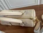 Louis Vuitton Bicolor Monogram Empreinte Papillon BB Bag In Cream And Saffron - Image 8