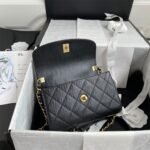 CHANEL Mini Flap Bag with Top Handle - Image 6