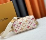 Louis Vuitton LV By The Pool Monogram Tiles Canvas Speedy Bandouliere 20 Bag In Coral - Image 4