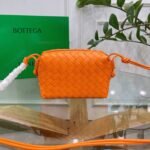 Faux Bottega Veneta Loop Small Bag Orange - Image 7