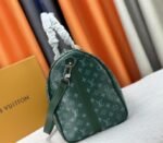Louis Vuitton Monogram Heritage Canvas Keepall Bandouliere 50 In Green - Image 4