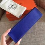 Electric Blue Epsom Replica Hermes Kelly Pochette Bright Purse - Image 8