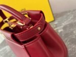 Top Quality Knockoff Fendi Peekaboo Mini Bag In Red Nappa Leather - Image 4