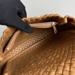 Fake Bottega Veneta Cobble Small Bag Caramel - Image 9